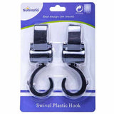 Sunveno Diaper Bag with USB and Stroller Hooks - Black
