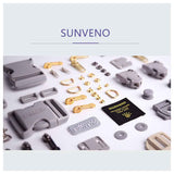 Sunveno Diaper Bag with USB and Stroller Hooks - Black