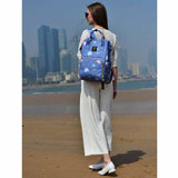 Sunveno Unicorn Diaper Bag with USB And Stroller Hooks - Blue