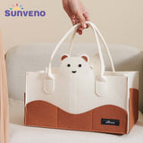 Sunveno Organizer Diaper Caddy - Ivory