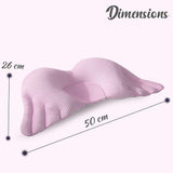Sunveno Infant Head Shaper Wings Pillow - Pink