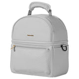 Sunveno Insulated Lunch Bag With Thermo Box - Grey
