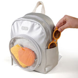 Sunveno Kids 11Inch School Backpack With Two Pouches - Silver