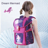 Sunveno Mermaid Ergonomic School Bag - Pink