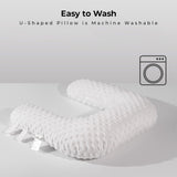 Sunveno Portable Baby Anti-spill Milk U Shape Pillow With 10 Degree Slope Pad