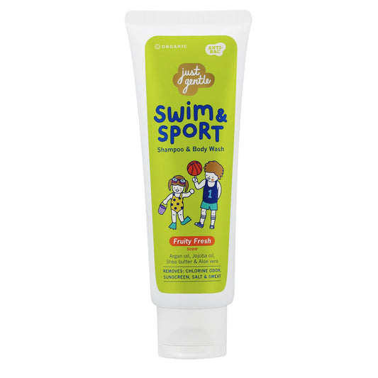 Just Gentle Swim & Sport Shampoo and Body Wash Fruity Fresh - 180ml