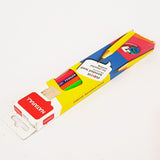 Nataraj Neon HB Pencil Non Rubber Tip Eraser With Sharpener 12 Pcs/Pack