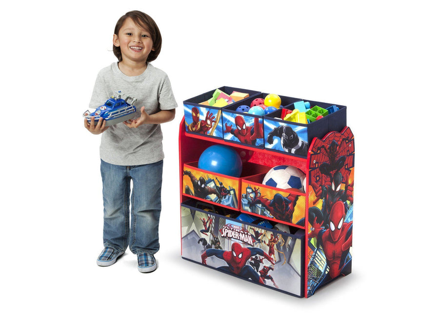 Delta Children Spiderman Multi Bin Toy Organizer