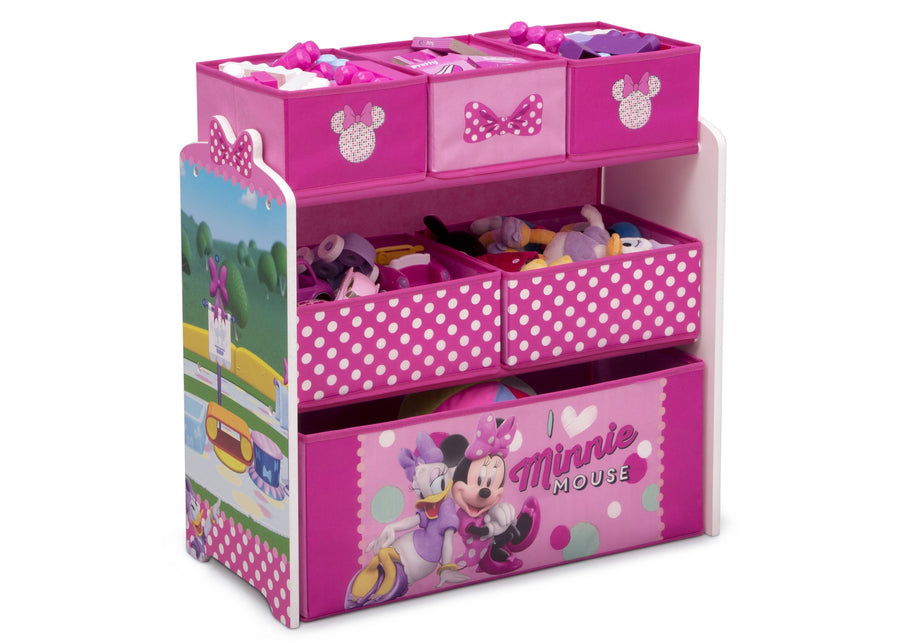 Delta Children Minnie Mouse Design And Store 6 Bin Toy Organizer