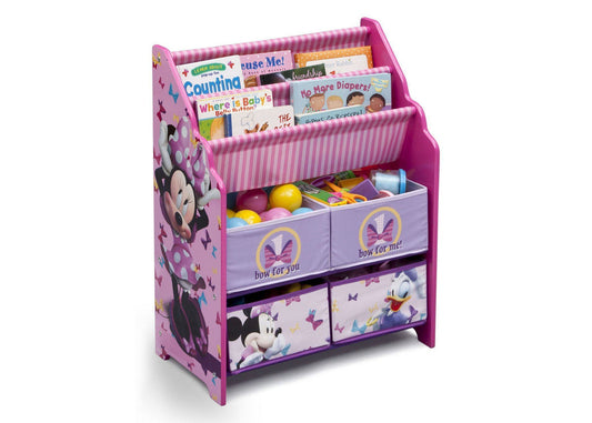 Delta Children Minnie Mouse Book & Toy Organizer