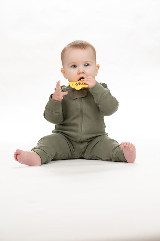 Malarkey Kids Bee Shaped Teether Brush - Laadlee