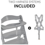 Hauck Alpha+ Wooden Adjustable High Chairs - Grey