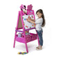 Delta Children Minnie Mouse Wooden Easel With Storage -Double Side