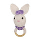 Pikkaboo HeavenlyHugs Miss Rabbit Handmade Crochet Teether