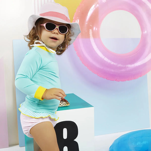 Ki ET LA Anti UV Panties - Stripe Pink - Laadlee