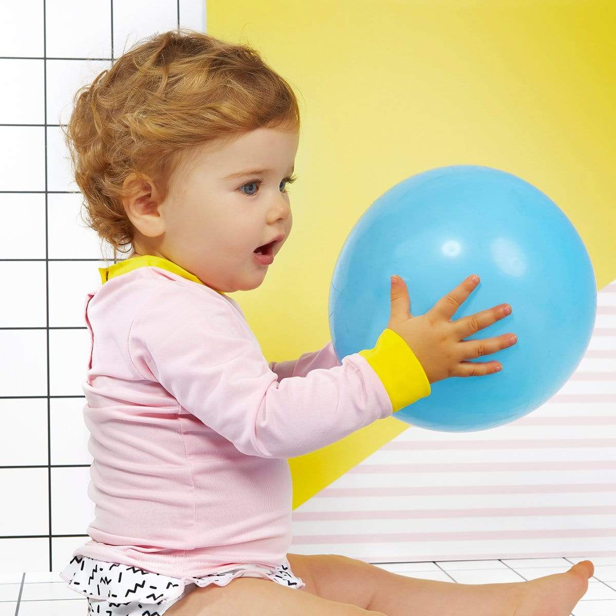 Ki ET LA Anti UV Baby T-Shirt - Pink - Laadlee