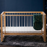 Teknum Prism 4In1 Acrylic Convertible Crib With Mattress - Natural Brown