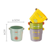Stem Stackable Bucket And Cup Bath Toy Set