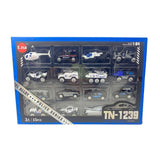 Stem Diecast Police Series Set - 15Pcs
