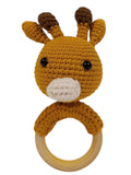 Pikkaboo Handmade Crochet Baby Gift Set - Giraffe