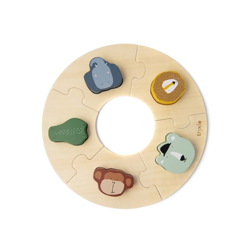 Trixie Wooden Round Puzzle - Laadlee