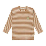 Lassig Long Sleeve Ribbed T-Shirt - Pear Caramel