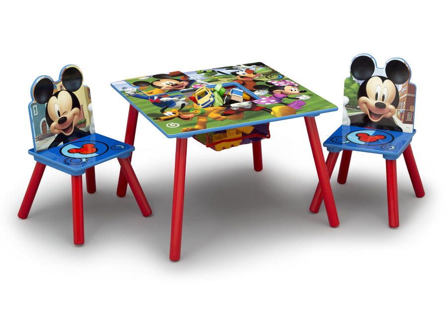 Delta Children Disney Mickey Mouse Table & Chair Set With Storage