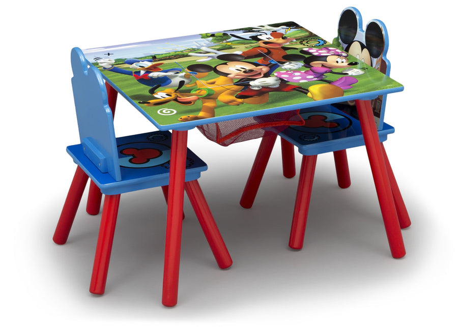 Delta Children Disney Mickey Mouse Table & Chair Set With Storage