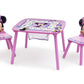 Delta Children Disney Minnie Mouse Table & Chair Set With Storage