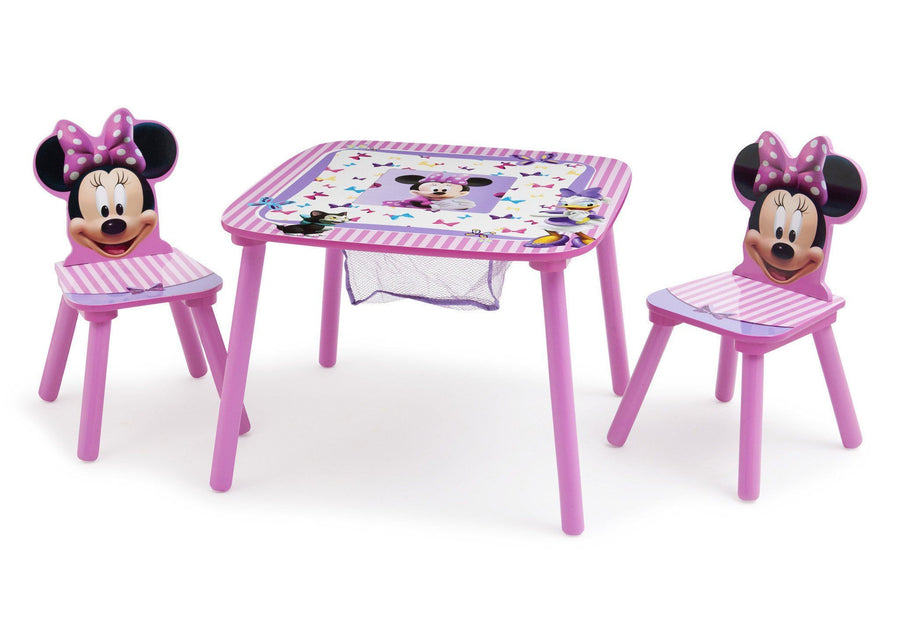 Delta Children Disney Minnie Mouse Table & Chair Set With Storage