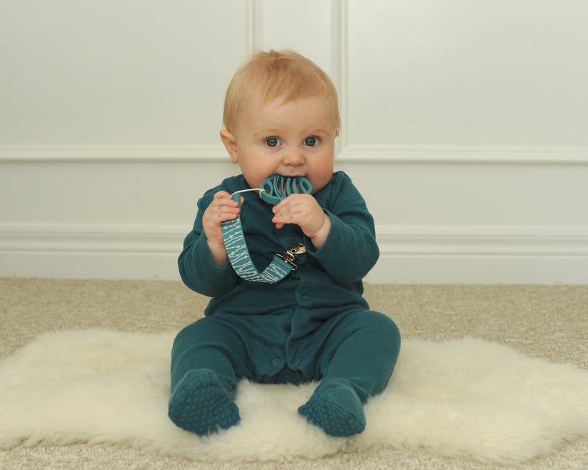 Malarkey Kids Teether Tether And Teether- Star And Saturn - Laadlee