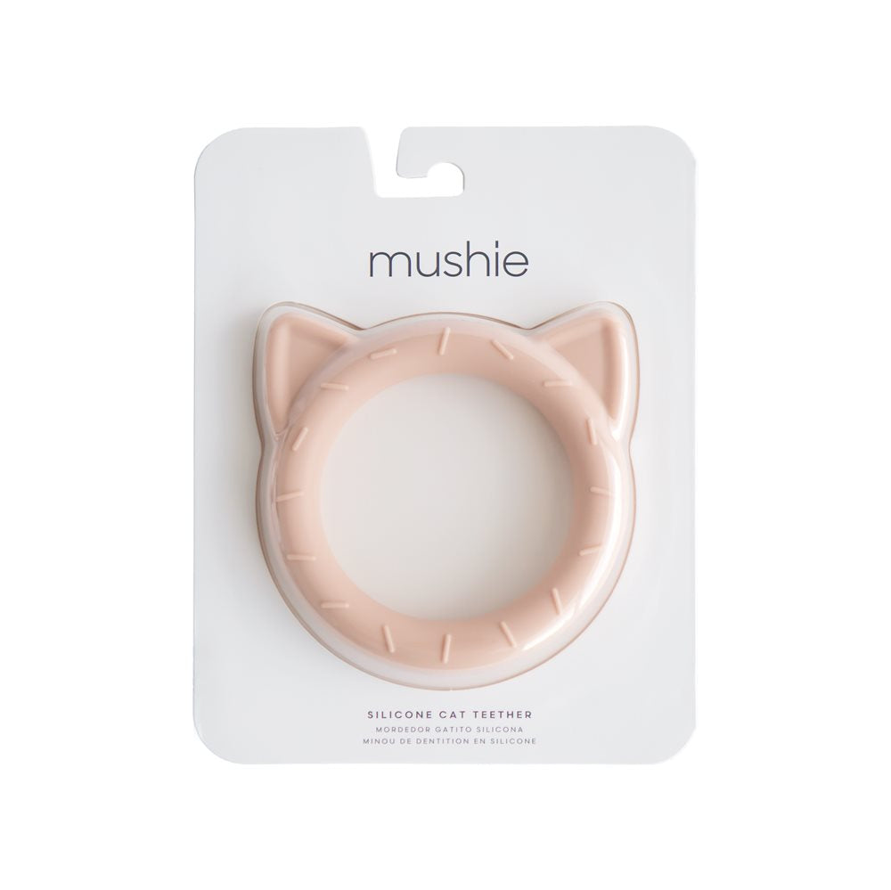 Mushie Teether Cat Stone - Laadlee