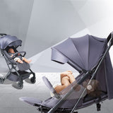 Teknum SLD Travel Lite Stroller With Sunveno Styler Fashion Diaper Bag - Dark Grey