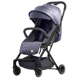 Teknum SLD Travel Lite Stroller With Sunveno Styler Fashion Diaper Bag - Dark Grey