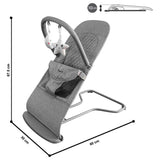 Teknum 3-Stage Baby Bouncer/Recliner Seat - Grey