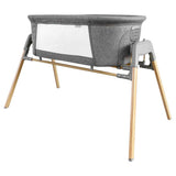 Teknum 3-in-1 Baby Rocker, Bassinet/ Infant Crib With Mosquito Net - Grey