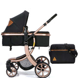 Teknum Story 3-in-1 Luxury Pram Stroller - Black