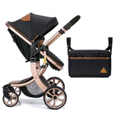 Teknum Story 3-in-1 Luxury Pram Stroller - Black