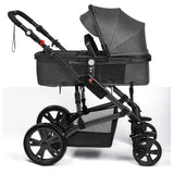 Teknum 3-in-1 Pram Stroller And Infant Car Seat Bundle - Space Grey