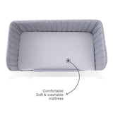 Teknum All In One Bedside Crib Cot & Sofa Expansion Pack - Grey