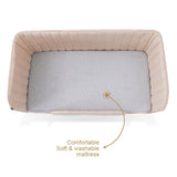 Teknum All In One Bedside Crib Cot & Sofa Expansion Pack - Ivory