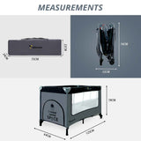 Teknum Astronaut Playard And Cot - Grey