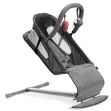Teknum Baby Bouncer With Grab Toys - Dark Grey