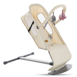 Teknum Baby Bouncer / Recliner Seat With Grab Toys - Ivory