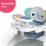 Teknum Baby Dining Feeding Chair And Recliner Activity Chair - Elephant