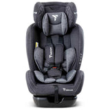 Teknum Evolve 2 Car Seat For 0Y-12Y With Grey Dad'S Diaper Hand Bag - Dark Grey