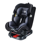 Teknum Evolve 360 Car Seat (0Y-12Y) With Sunveno Fashion Diaper Bag - Grey