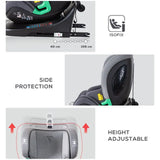 Teknum Evolve Prime Isize Car Seat With Isofix - Grey