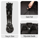 Teknum Folding Wagon Cart With Canopy - Black