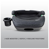 Teknum Car Seat I-Size Booster With 4 Reclining Mode & Isofix - Grey